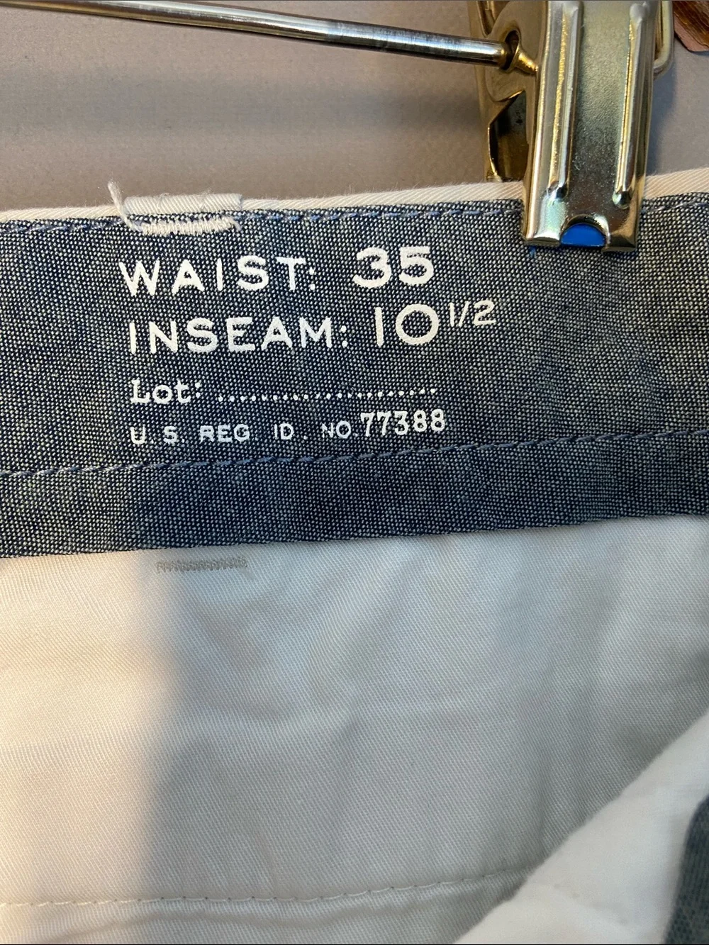 J. Crew White Flat Front Cotton Chino Shorts